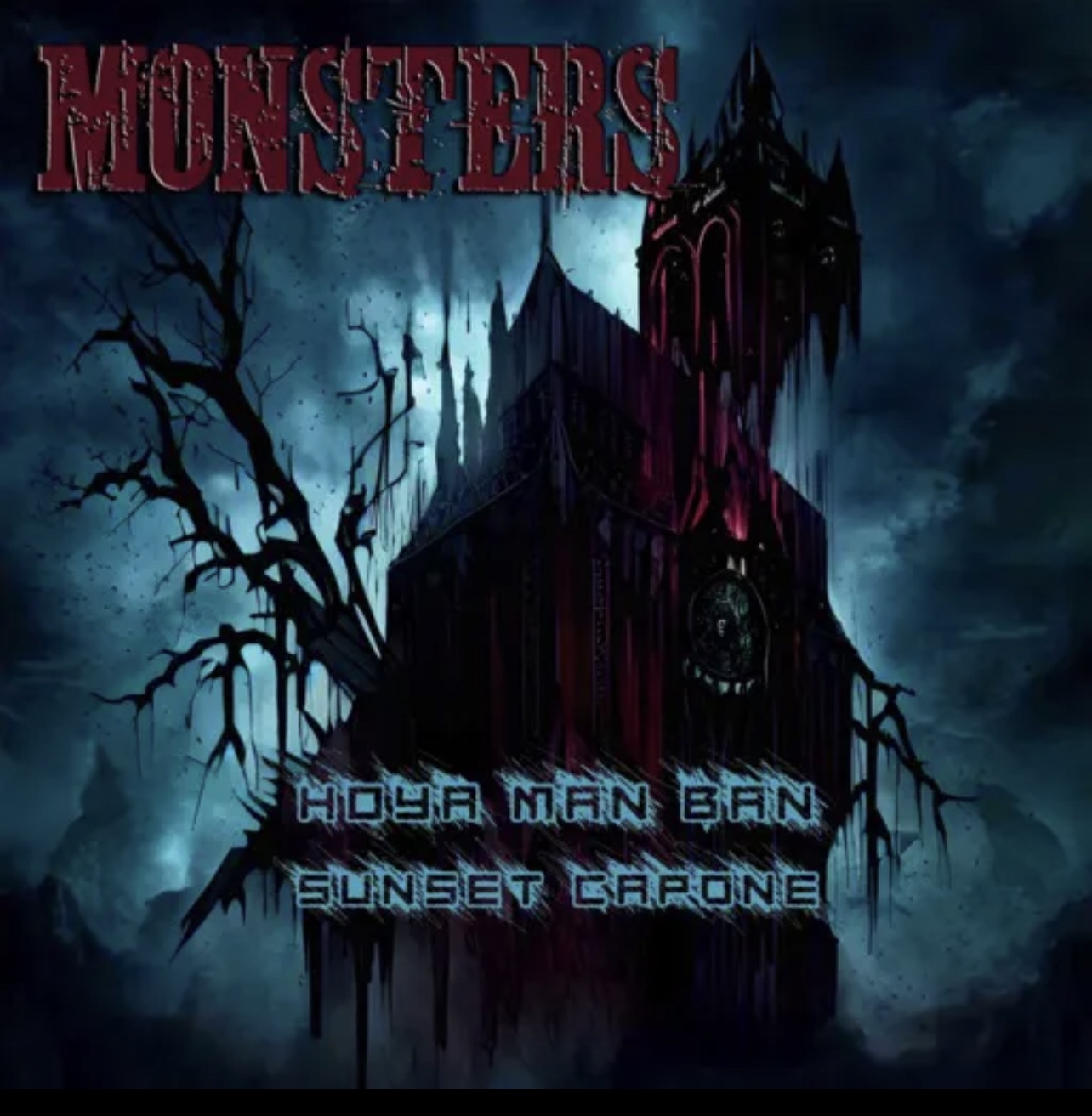 Capone Monster Hoyamanban & Sunset Capone - “Monsters” - Folded Waffle