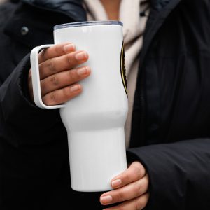 Waffle Fam Travel mug with a handle