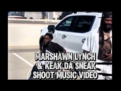 Marshawn Lynch & Keak Da Sneak Link Up To Do A Music Video - Folded Waffle