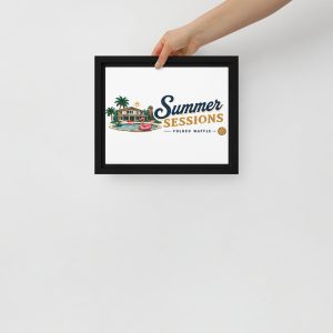 Summer Sessions Framed canvas