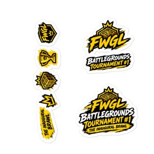 FWGL Battlegrounds Bronze Brawler Sticker Pack